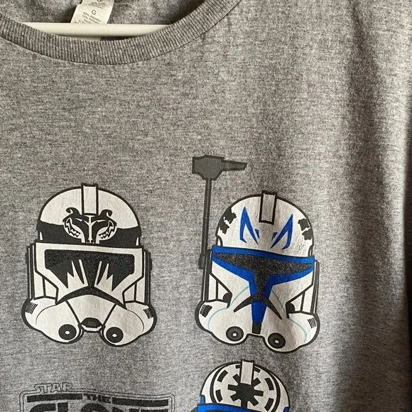 Men’s Gray Star Wars Clone Trooper TShirt - Picture 5 of 9